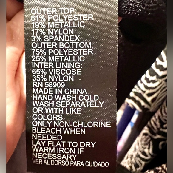 Antonio Melani Silver Lurex Pleaded Sweater Midi Dress - Picture 11 of 11